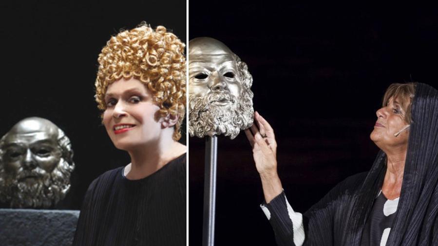 Franca Valeri e Lella Costa La vedova Socrate