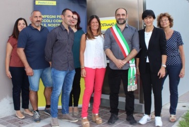 Inaugurazione ATM Postamat Siapiccia