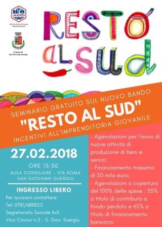 Seminario Resto al Sud San Giovanni