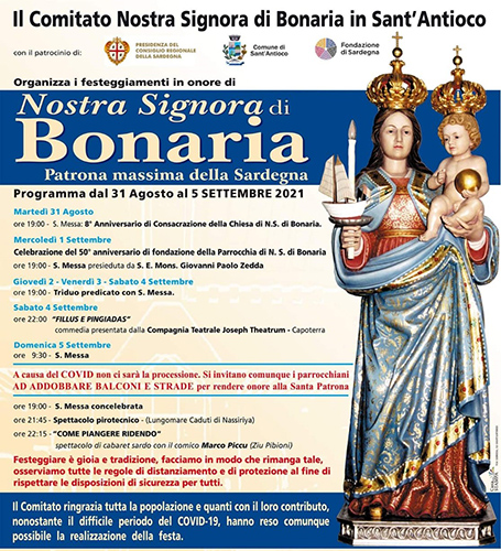 programma festa ns Bonaria