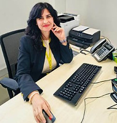 La direttrice dellufficio postale di Cuglieri Laura Porcu